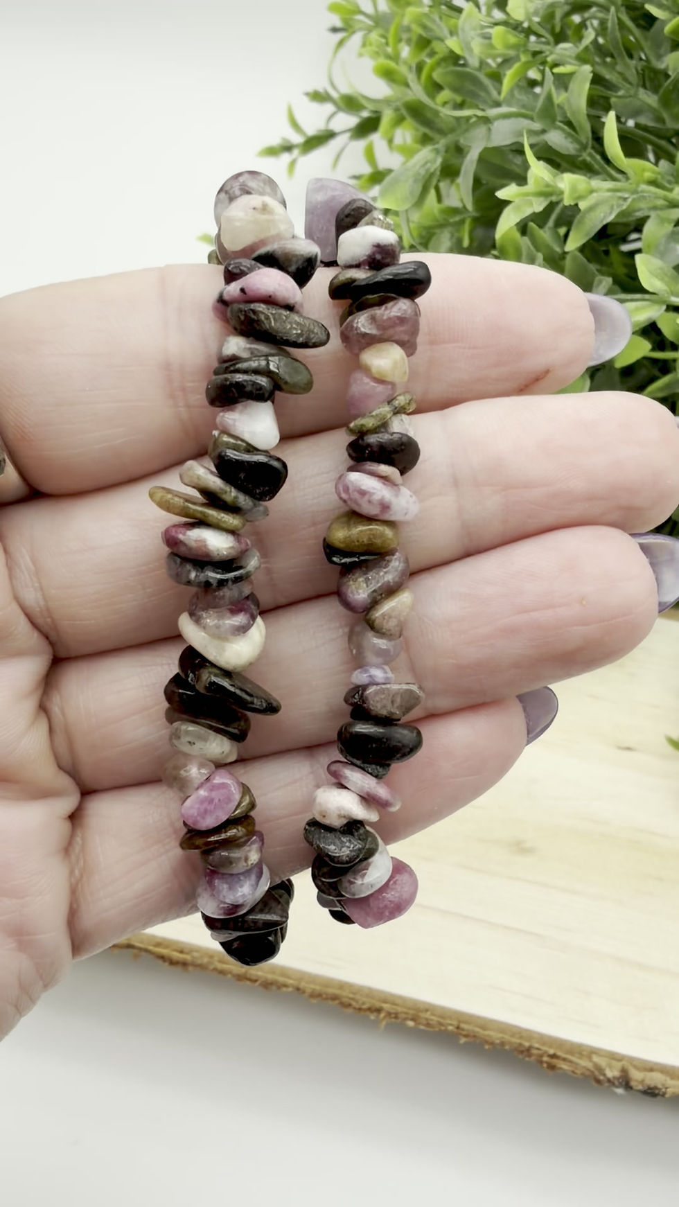 Thumbnail: Bracelet - Multi Colour Tourmaline Chip