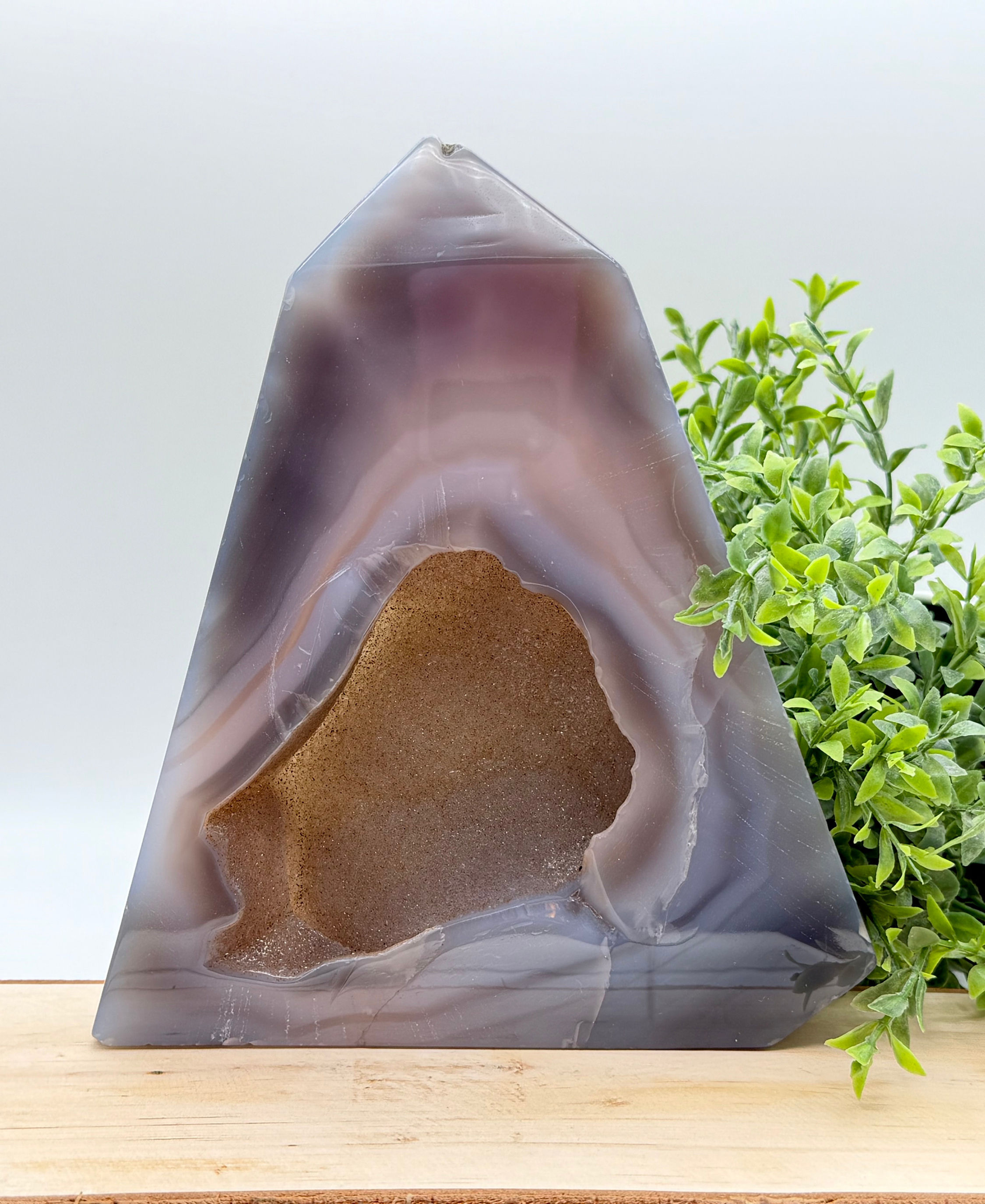 Druzy Agate Tower