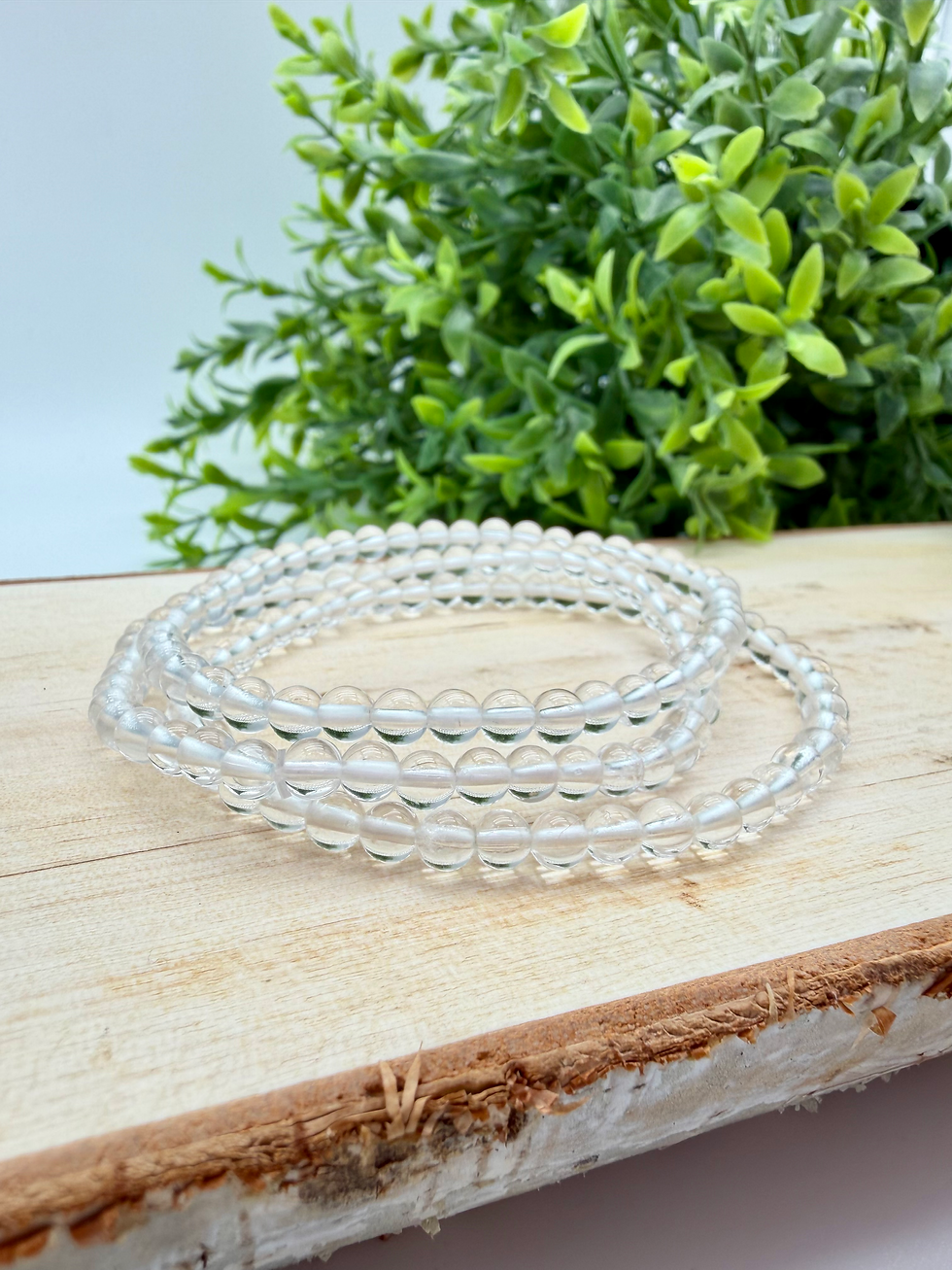 Thumbnail: Bracelet - Clear Quartz (4mm)