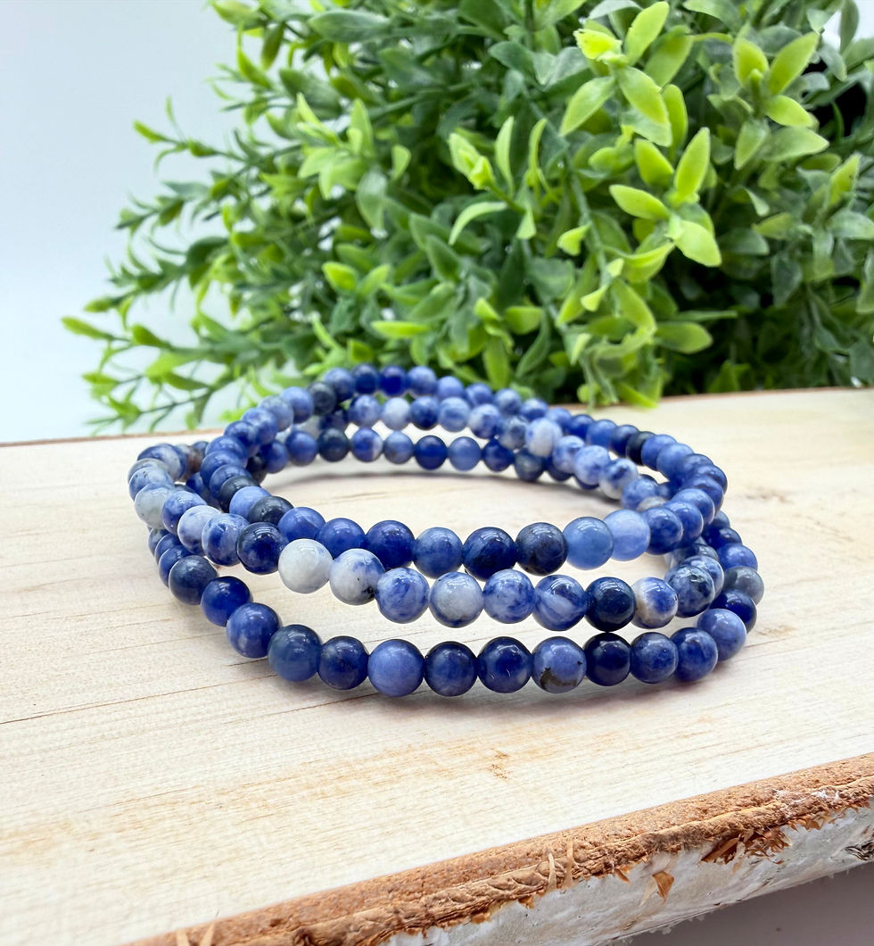 Thumbnail: Bracelet - Sodalite (4mm)