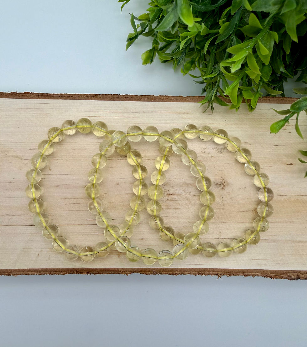 Thumbnail: Bracelet - Lemon Quartz (8mm)