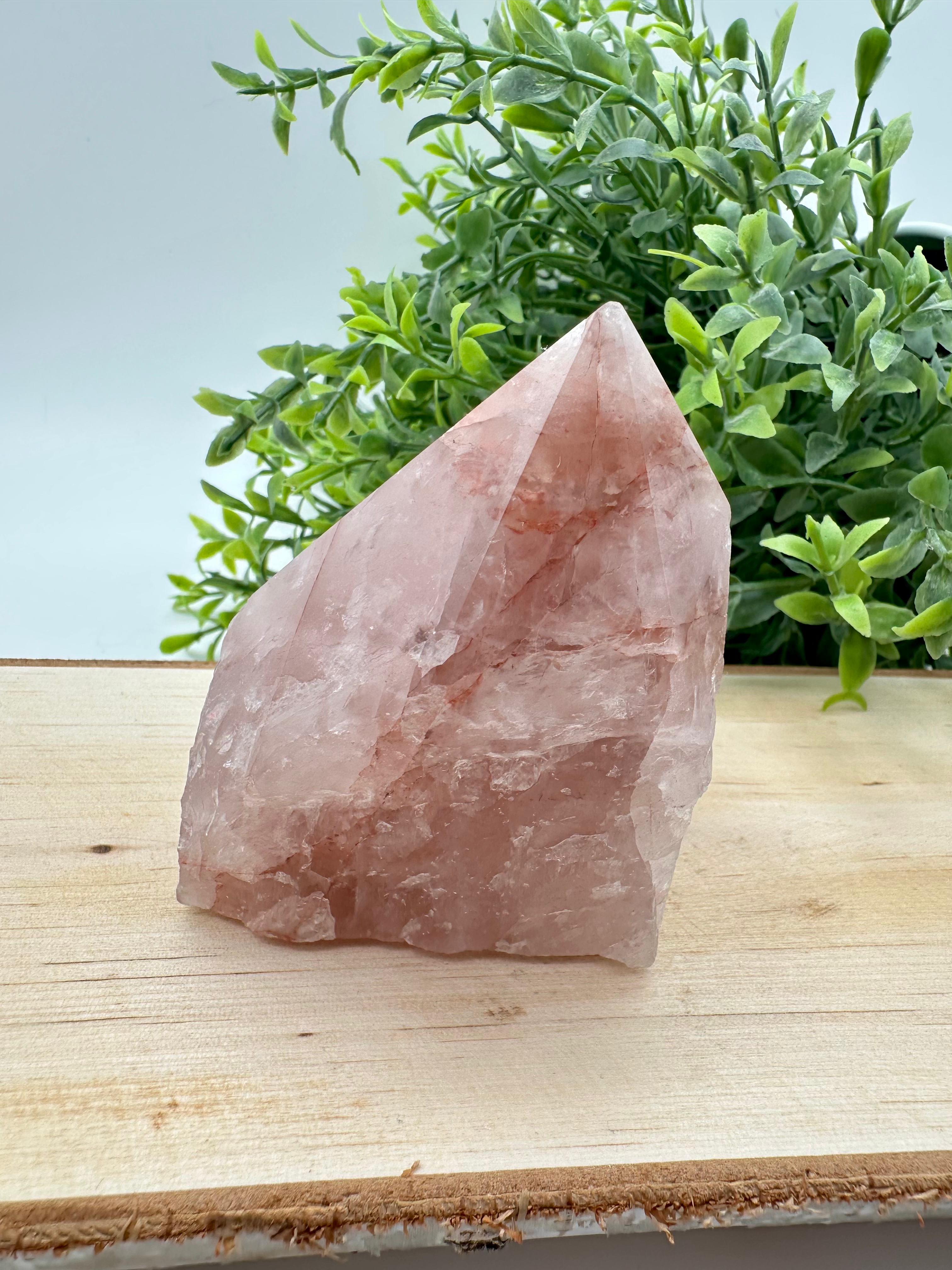 Hematoid Cut Base, Polished Point Tower