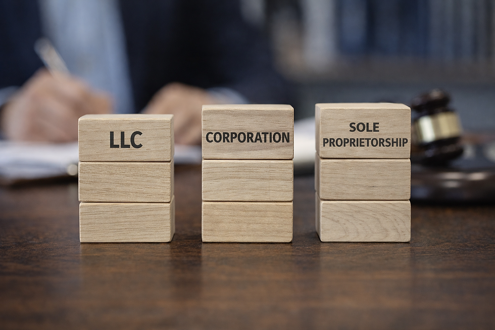 Types of Business Entities: LLC vs Corporation vs Sole Proprietorship