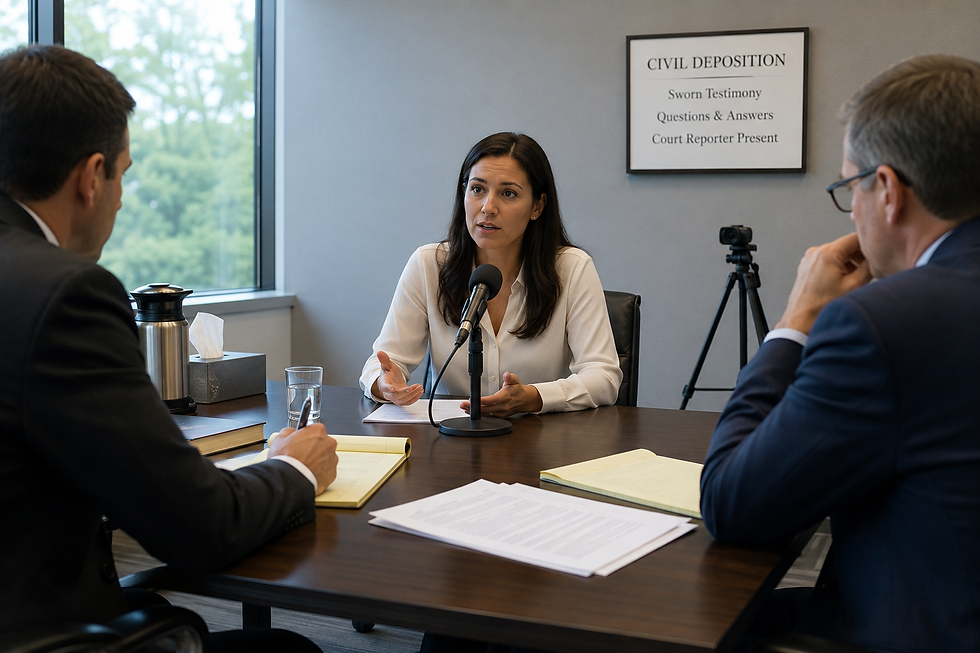 Civil Deposition: What Happens During the Legal Process?