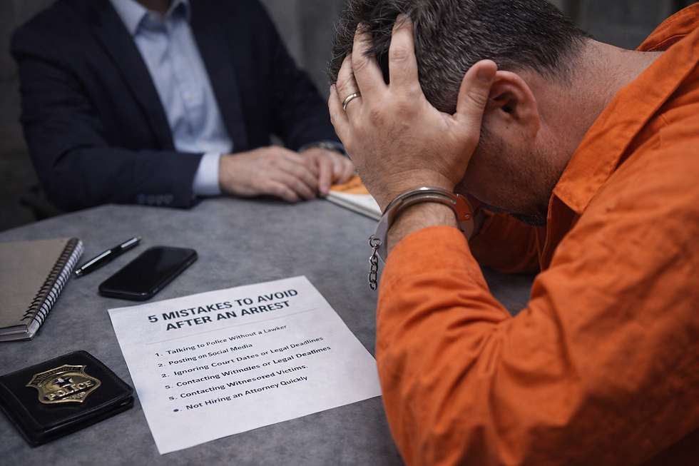 5-mistakes-to-avoid-after-an-arrest