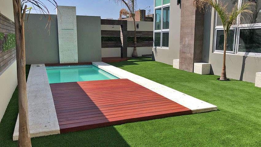 Pasto Sintético para Área de Alberca (Tijuana)