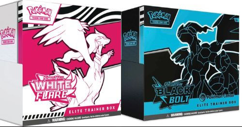 Pokemon White Flare and Black Bolt ETB