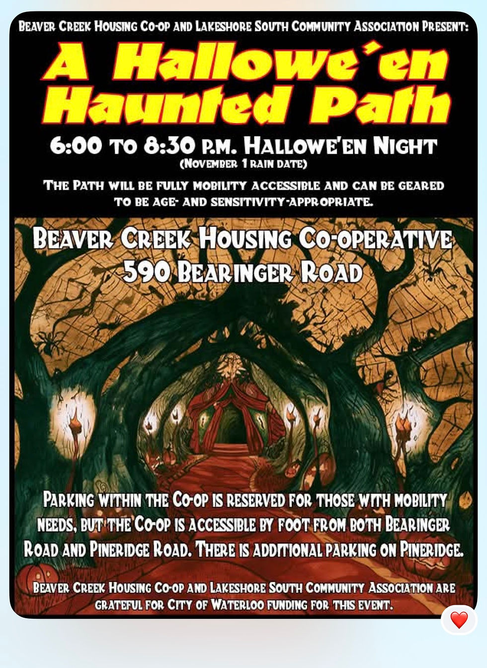 A Hallowe'en Haunted Path