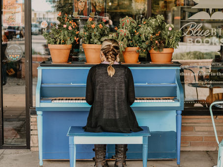 お孫さんと一緒に連弾！