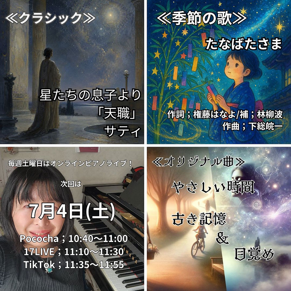 7月4日のオンラインライブ