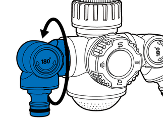 360° Rotating for 2-Outlet Multi-Function Tap Adaptor