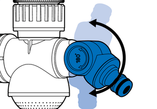 180° Swivel of Multi-Function Tap Adaptor