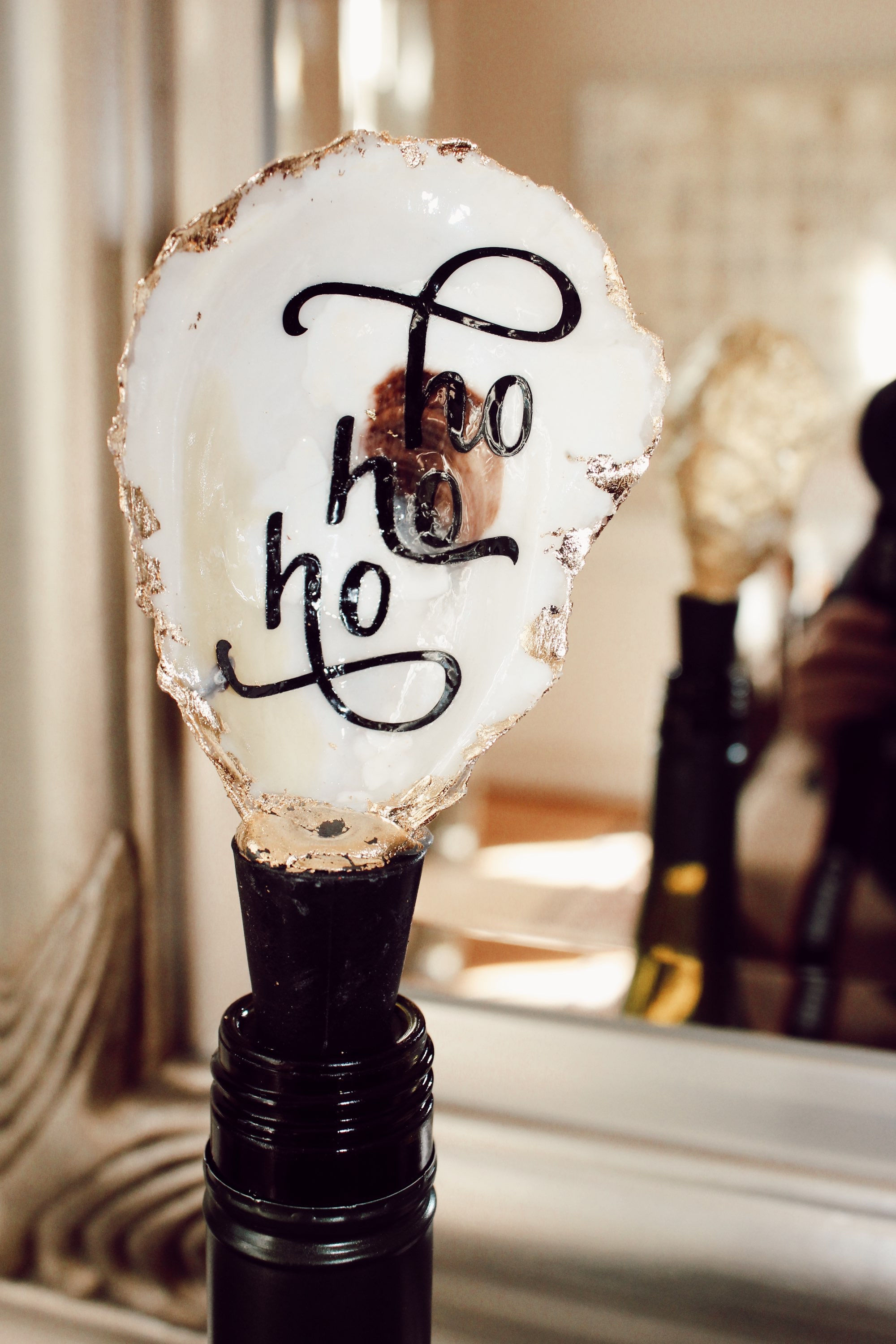 “Ho Ho Ho” Wine Stopper