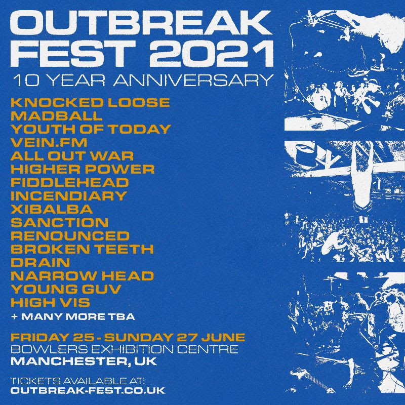 LOUDER NEWS Outbreak Fest announce 2021 lineup
