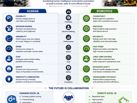 Human vs Robotics in Production: Building the Future Together 🤝🤖