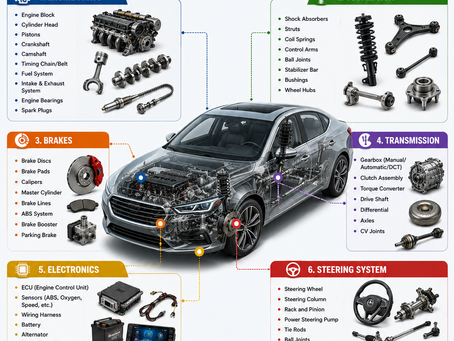 Top Automotive Components Used in a Car 🚗