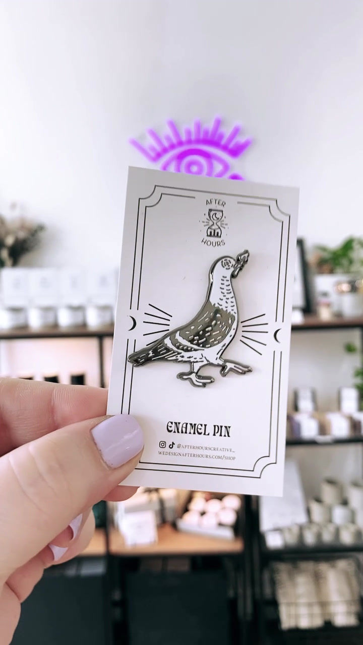 Thumbnail: Pigeon - Hard Enamel Pin
