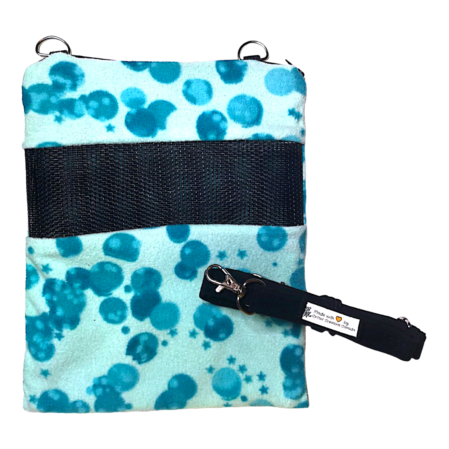Teal Bubble Sugar Glider Bonding Bag