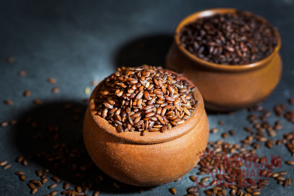 Karunkuruvai (Boiled Rice) / கருங்குறுவை (புழுங்கலரிசி) - 500g / {Low GI - 54}