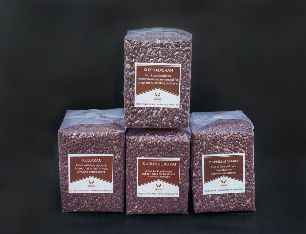 Diabetic Friendly Rice Combo (2 kg, Includes 4 Rice Varieties Each 500 g)