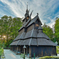 Rebuilt Fantoft Church