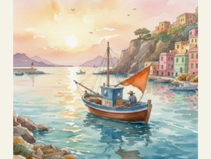 The shore and the sea