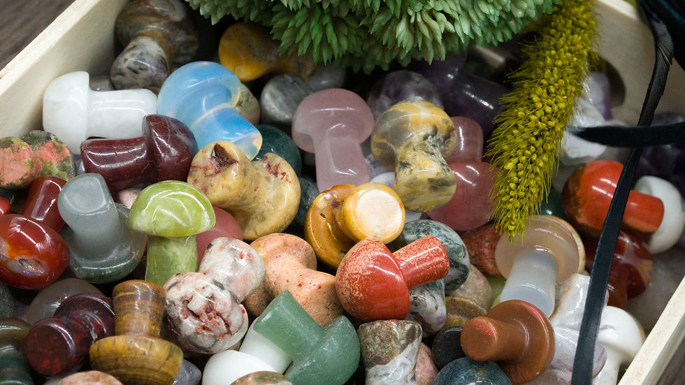Miniatura: Surprise Crystal Mini Mushroom Spiritual  Energy Healing Decor Crystal Gift Idea