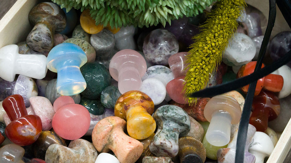 Miniatura: Surprise Crystal Mini Mushroom Spiritual  Energy Healing Decor Crystal Gift Idea
