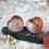 Miniatura: Fire Quartz Crystal Puffy Heart Charm 925 Silver Stud Earrings Boho Jewelry Gift