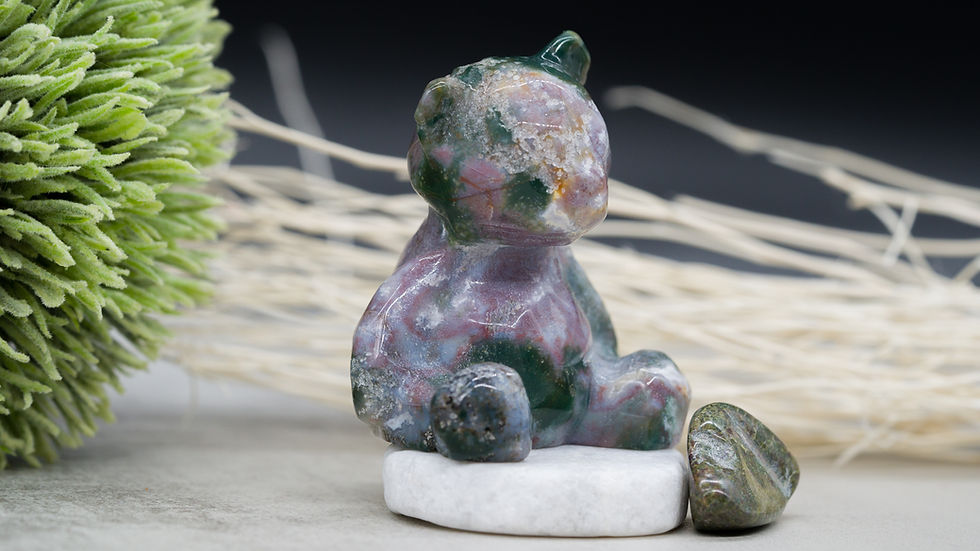 Miniatura: Ocean Jasper Crystal Teddy Bear