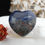 Thumbnail: Sodalite Puffy Mini Heart Crystal Gift Spiritual Protection Boho Altar Stones