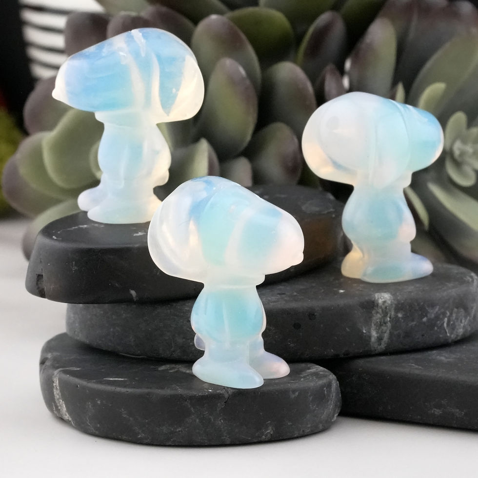 Miniatura: Opalite Snoopy Crystal Figurine Peanuts Charming Pet Memorial Gift Dog Lover