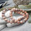 Thumbnail: Red Network Jasper Round Beaded Bracelet Boho Crystal Jewelry Spiritual Gift