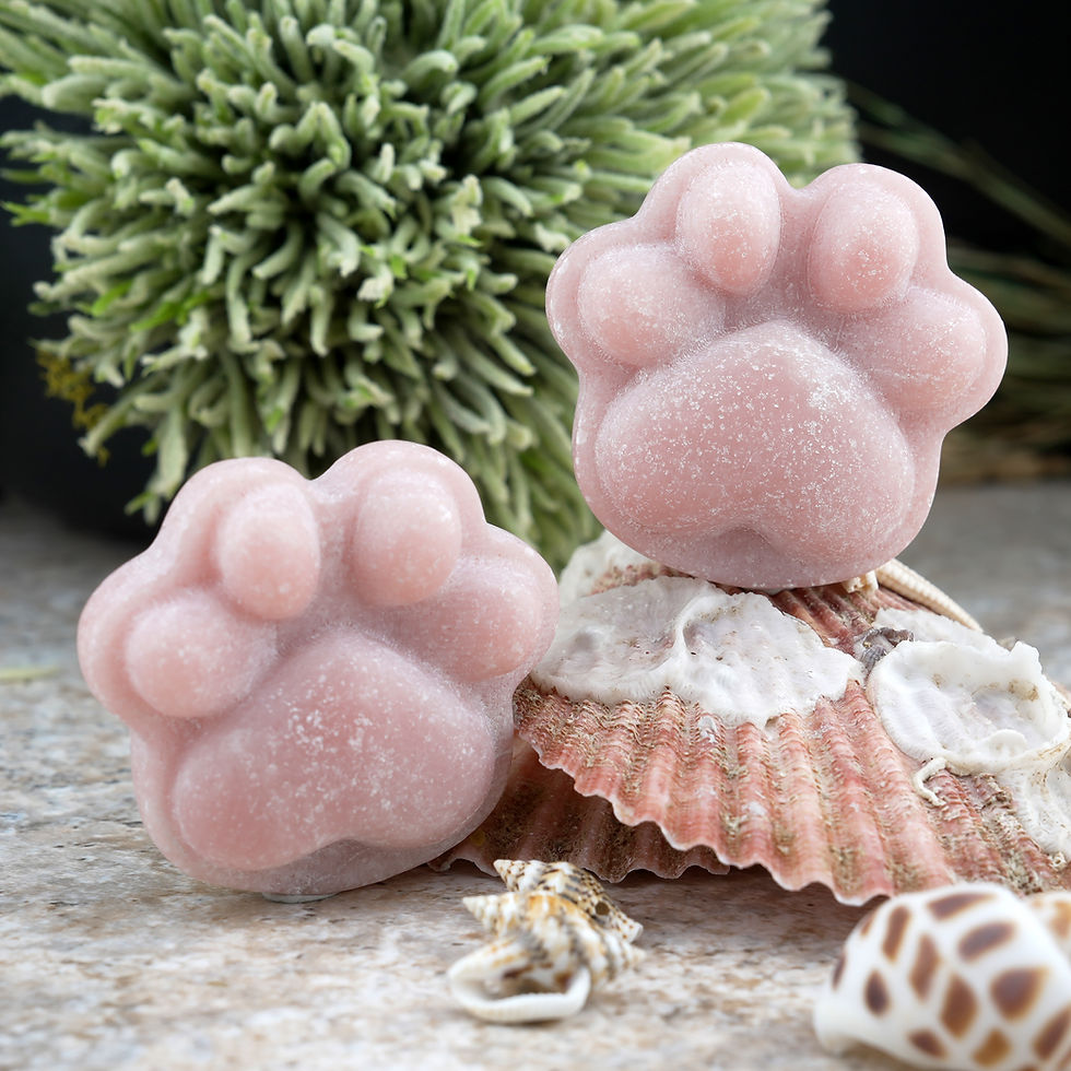 Miniatura: Pink Opal Crystal Paw Carving Stone Pink Protection Trinket Cat Dog Lover Gift