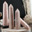 Thumbnail: Pink Opal Tower Crystal Point Wand Stone Spiritual Decor Energy Protection Gift