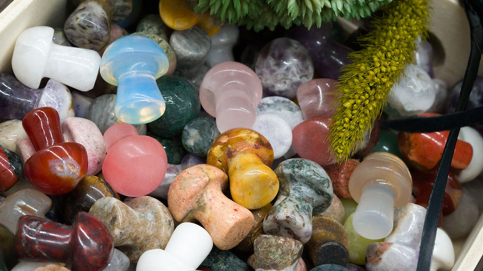 Miniatura: Surprise Crystal Mini Mushroom Spiritual  Energy Healing Decor Crystal Gift Idea