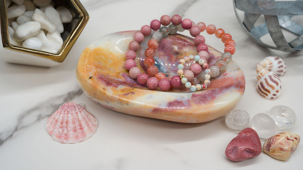 Miniatura: Ocean Jasper Natural Crystal Bowl