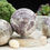 Thumbnail: Lepidolite Crystal Sphere Healing Crystal Ball Gift for Her Stone Massage Ball