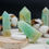 Thumbnail: Pistachio Calcite Tower Crystal Obelisk Altar Decor Spiritual Meditation Stone
