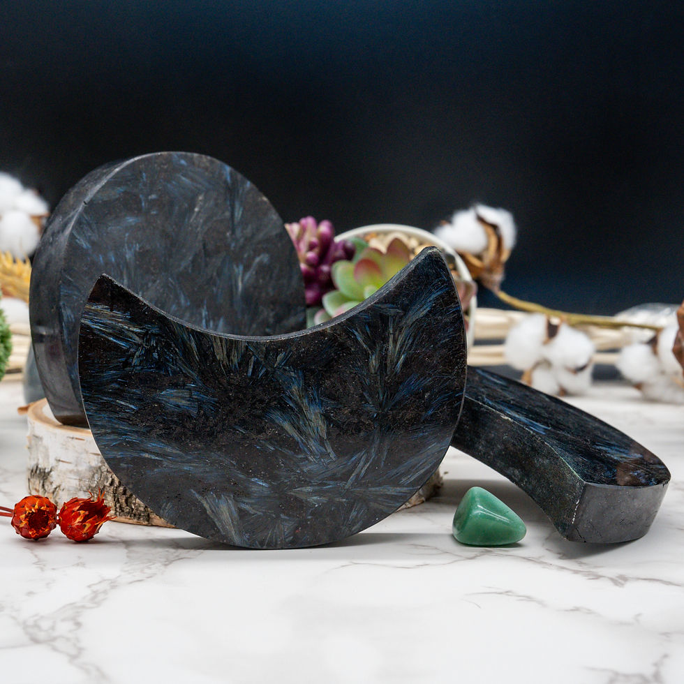 Miniatura: Fireworks Stone Moon Crystal Spiritual Decor Gift Mystical Altar Display Stone
