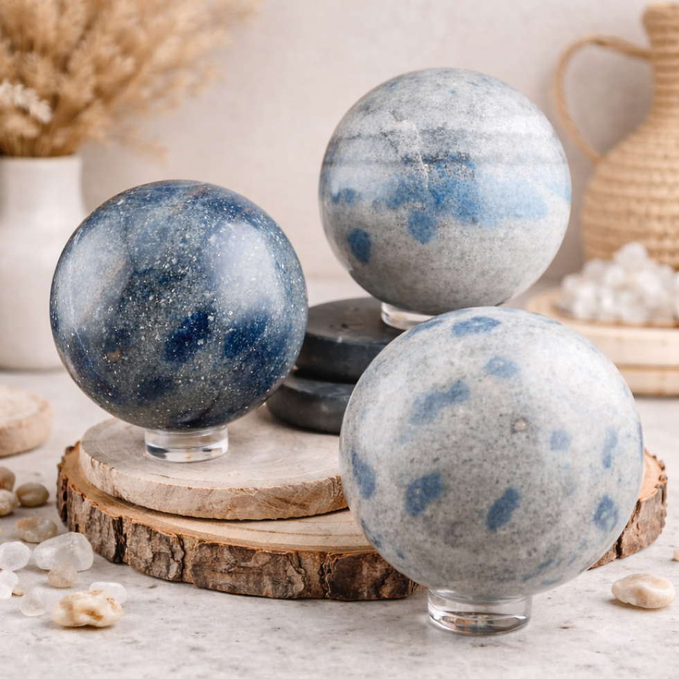 Miniatura: K2 Crystal Sphere UV Reactive Spiritual Gift Meditation Decor Energy Stone