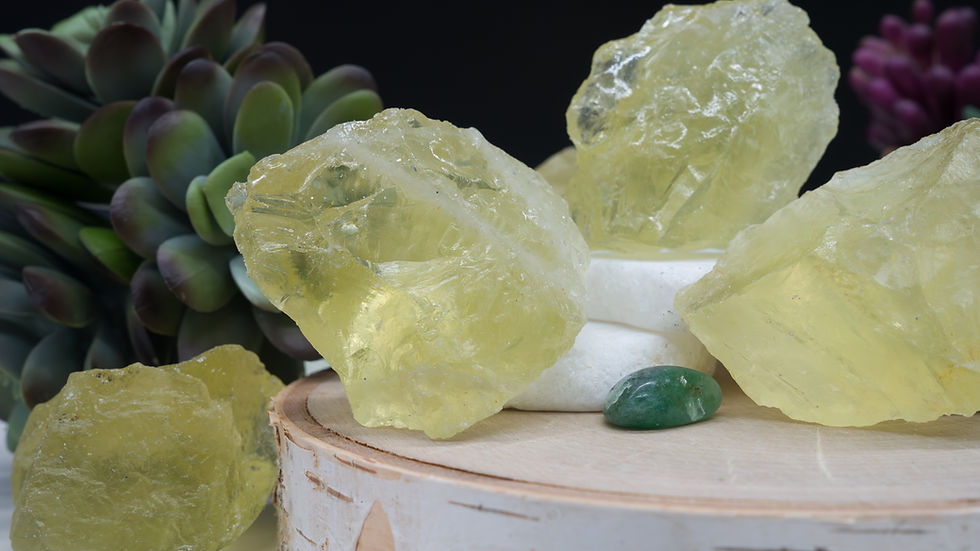 Thumbnail: Raw Yellow Citrine Crystal Healing Specimen Meditation Gemstone Altar Stone