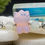 Thumbnail: Opalite & Pink Opalite Hello Kitty Crystal Bracelet