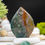 Thumbnail: Ocean Jasper Freeform Flame Crystal Decor Spiritual Gift Altar Stone Energy