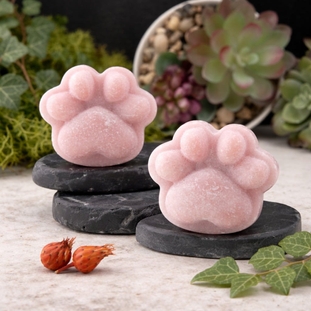 Pink Opal Crystal Paw Carving Stone Pink Protection Trinket Cat Dog Lover Gift