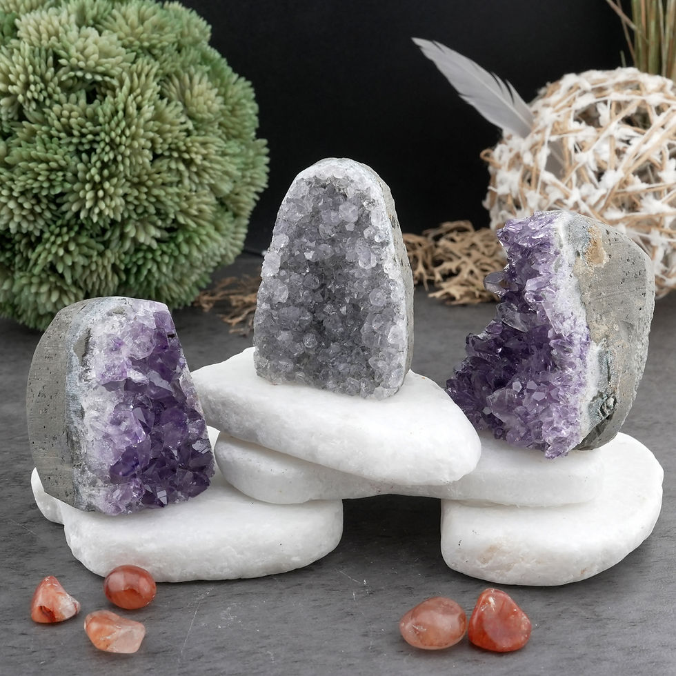 Miniatura: Raw Purple Amethyst Crystal Stone Specimen Spiritual Healing Meditation Sparkly
