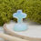 Miniatura: Opalite Mini Crystal Cross Carving Stone Faith Trinket Religious Stone Decor