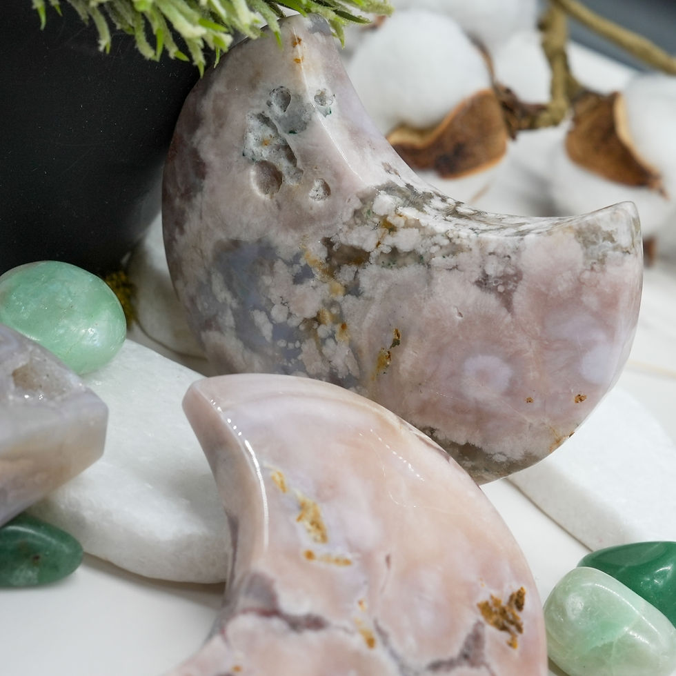 Miniatura: Pink Amethyst Moon Crystal Carving Spiritual Healing Decor Gift Pink Moon Rocks