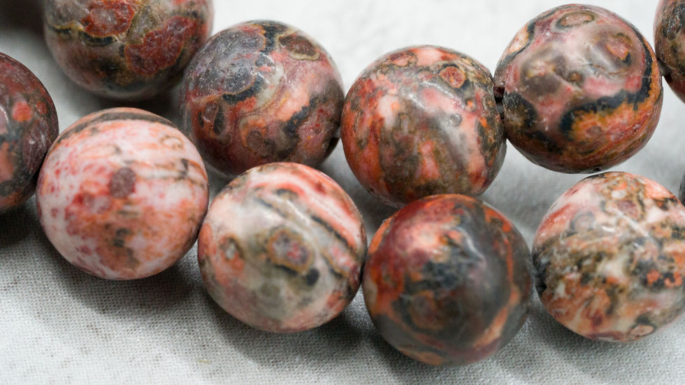 Thumbnail: Pink Crazy Lace Agate Crystal Bracelet Healing Protection Spiritual Jewelry