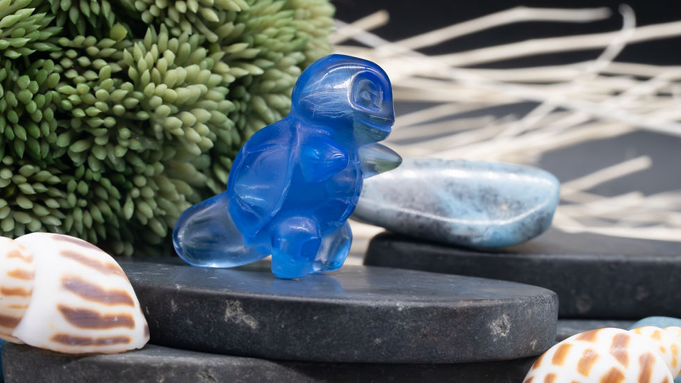 Thumbnail: Blue Opalite Crystal Squirtle Carving